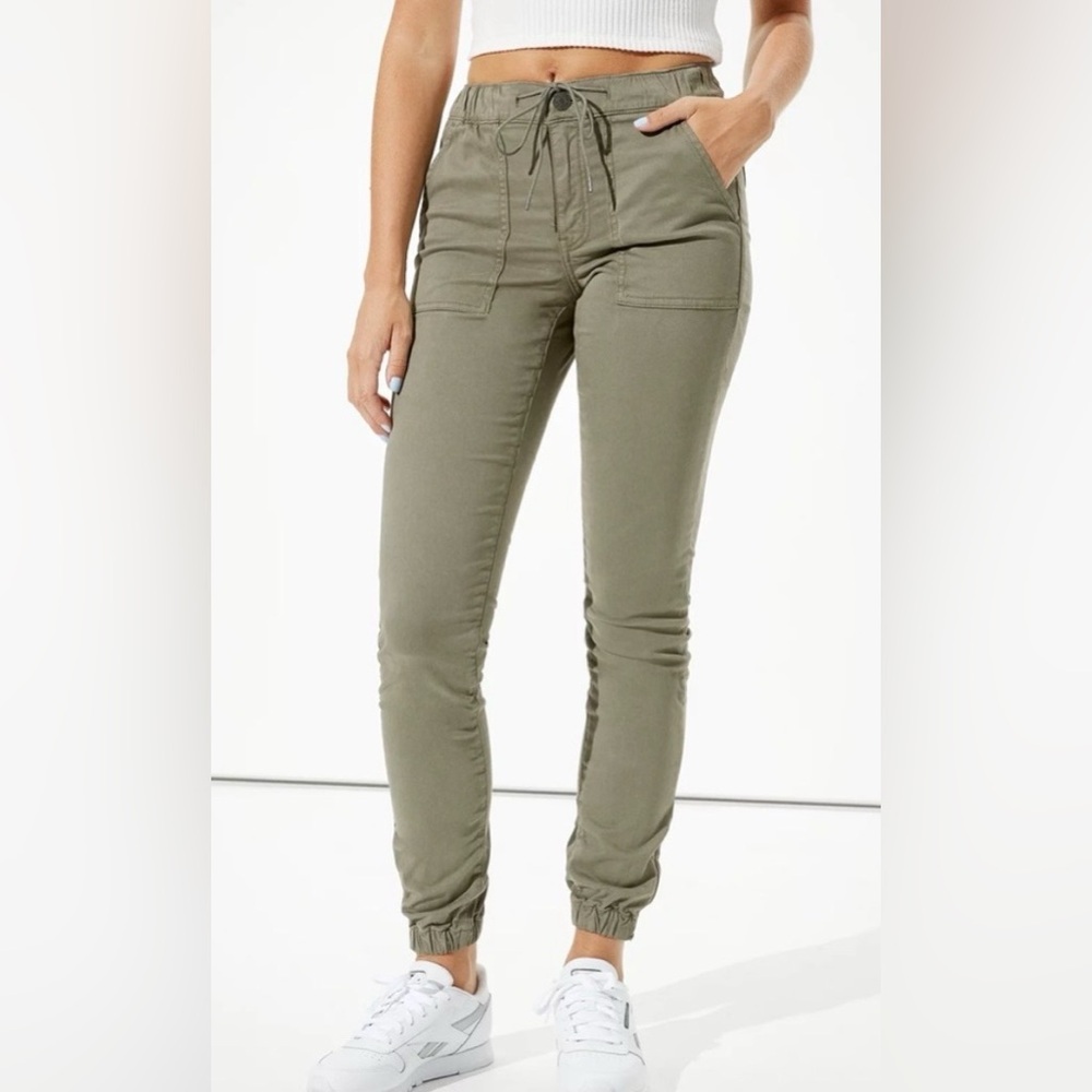 American Eagle Outfitters Olive Jogger Pants